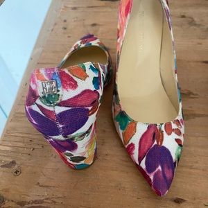 Floral Ivanka Trump heels